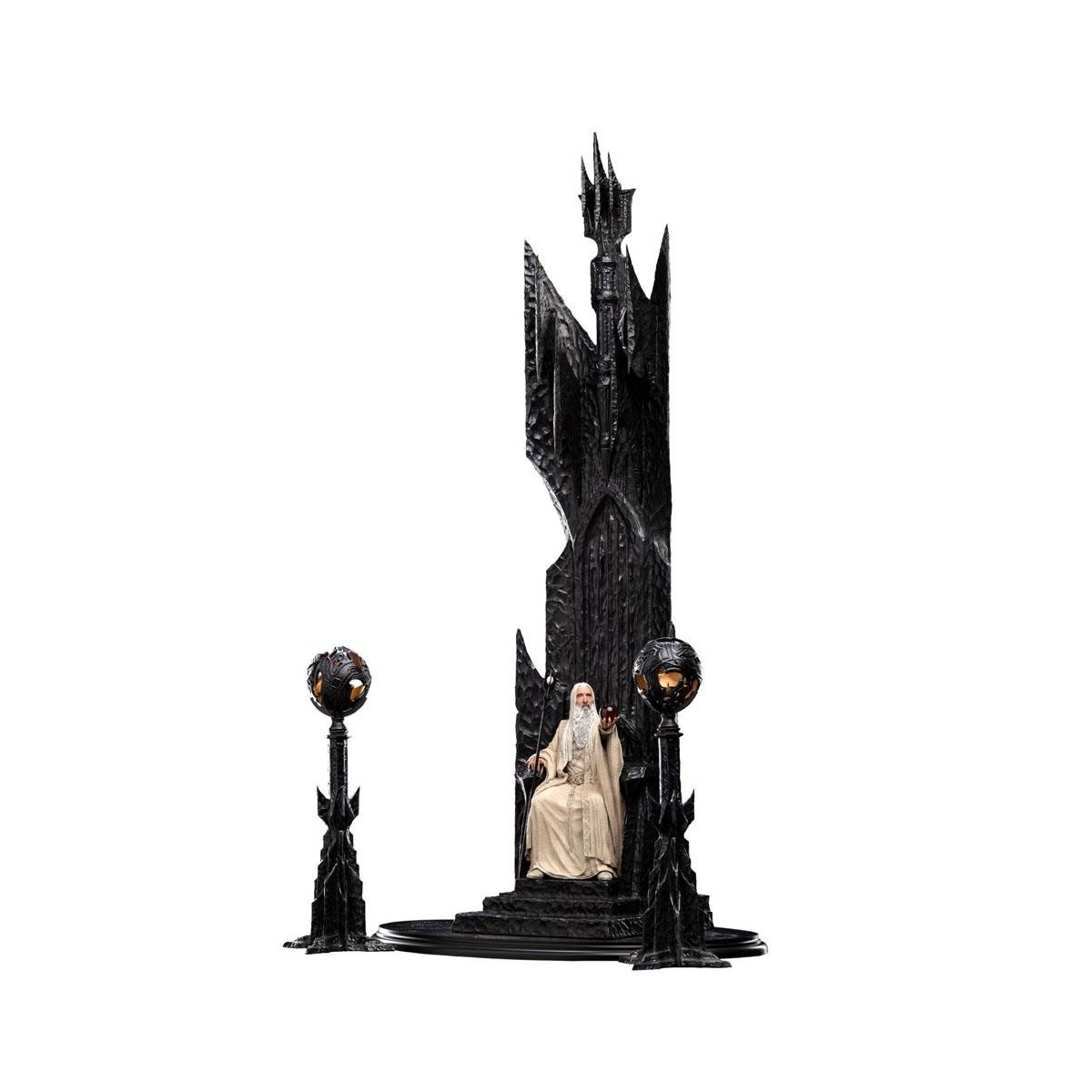 Weta - Il Signore degli Anelli - Statua di Saruman il Bianco in Trono 1/6