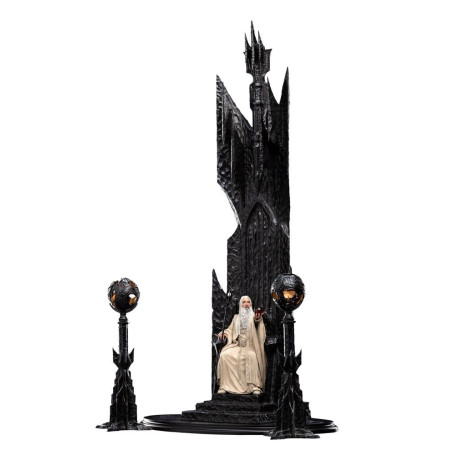 Weta - Il Signore degli Anelli - Statua di Saruman il Bianco in Trono 1/6