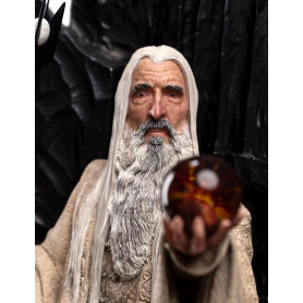 Weta - Il Signore degli Anelli - Statua di Saruman il Bianco in Trono 1/6