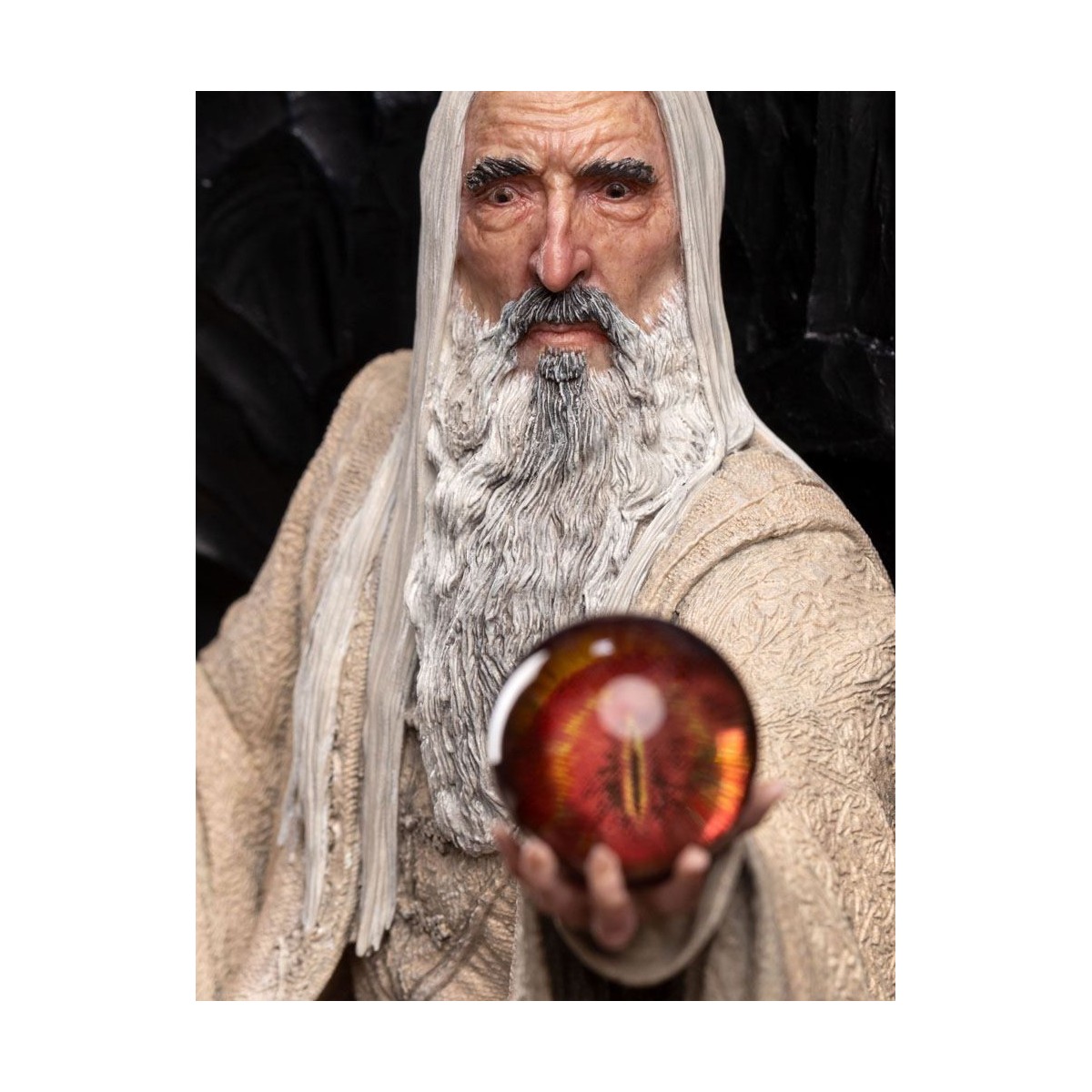 Weta - Il Signore degli Anelli - Statua di Saruman il Bianco in Trono 1/6
