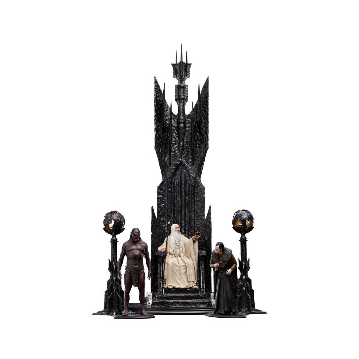 Weta - Il Signore degli Anelli - Statua di Saruman il Bianco in Trono 1/6