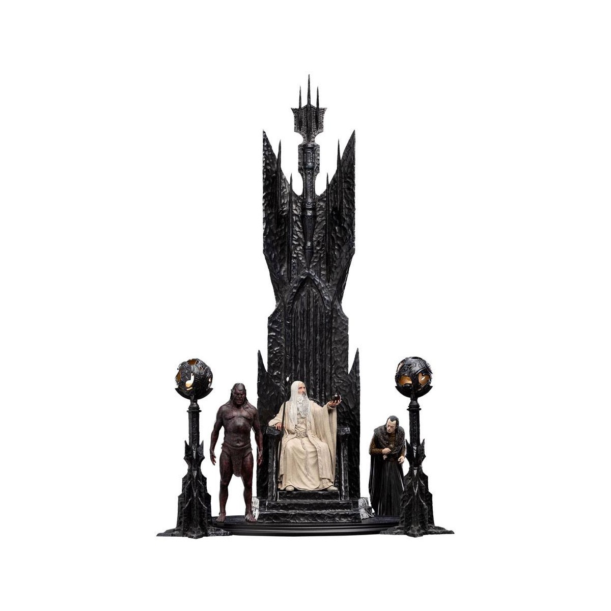 Weta - Il Signore degli Anelli - Statua di Saruman il Bianco in Trono 1/6