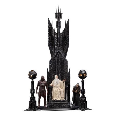 Weta - Il Signore degli Anelli - Statua di Saruman il Bianco in Trono 1/6