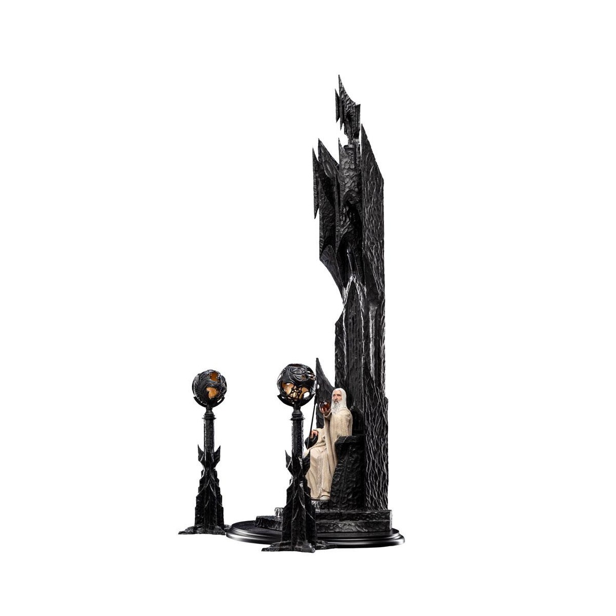 Weta - Il Signore degli Anelli - Statua di Saruman il Bianco in Trono 1/6