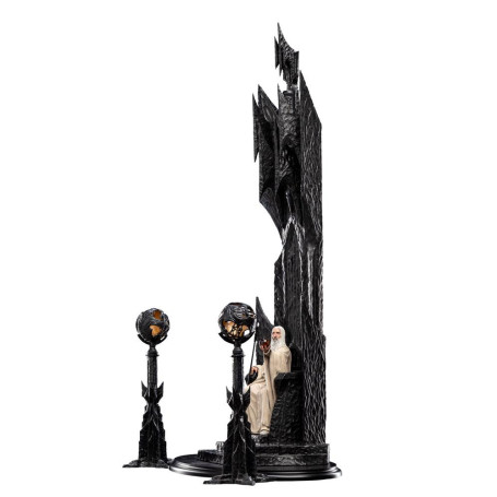 Weta - Il Signore degli Anelli - Statua di Saruman il Bianco in Trono 1/6