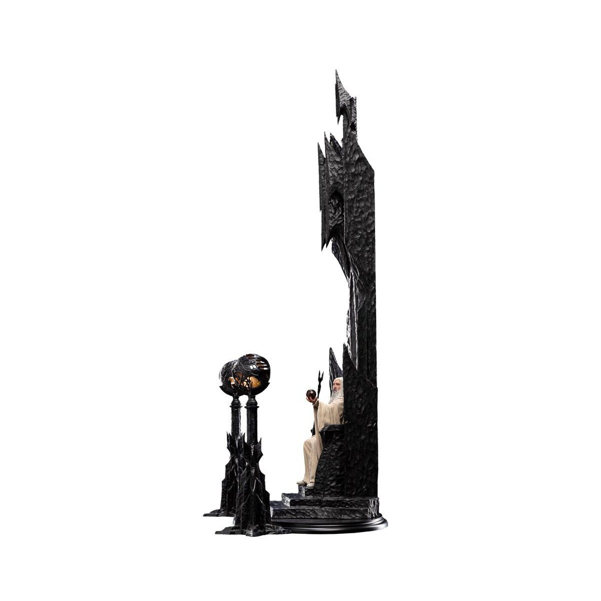 Weta - Il Signore degli Anelli - Statua di Saruman il Bianco in Trono 1/6
