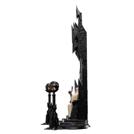 Weta - Il Signore degli Anelli - Statua di Saruman il Bianco in Trono 1/6