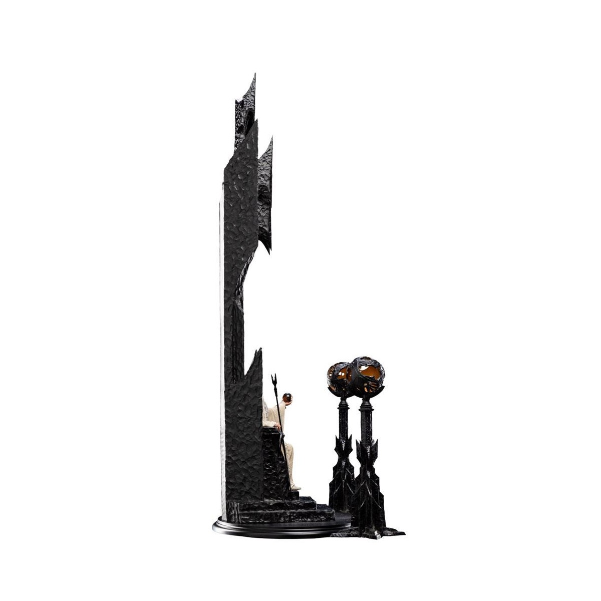 Weta - Il Signore degli Anelli - Statua di Saruman il Bianco in Trono 1/6