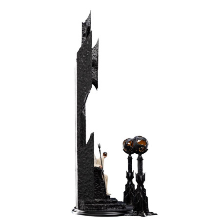 Weta - Il Signore degli Anelli - Statua di Saruman il Bianco in Trono 1/6