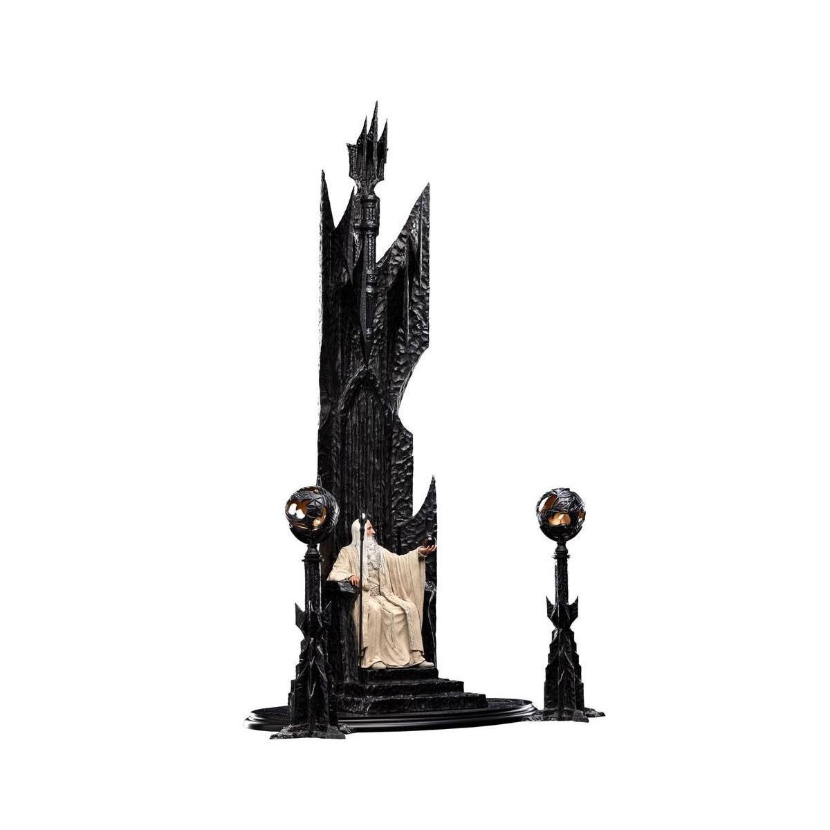 Weta - Il Signore degli Anelli - Statua di Saruman il Bianco in Trono 1/6