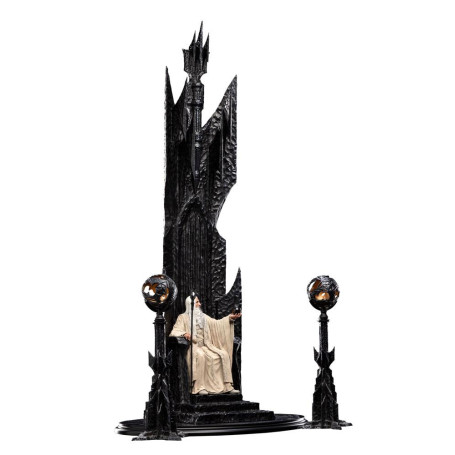 Weta - Il Signore degli Anelli - Statua di Saruman il Bianco in Trono 1/6