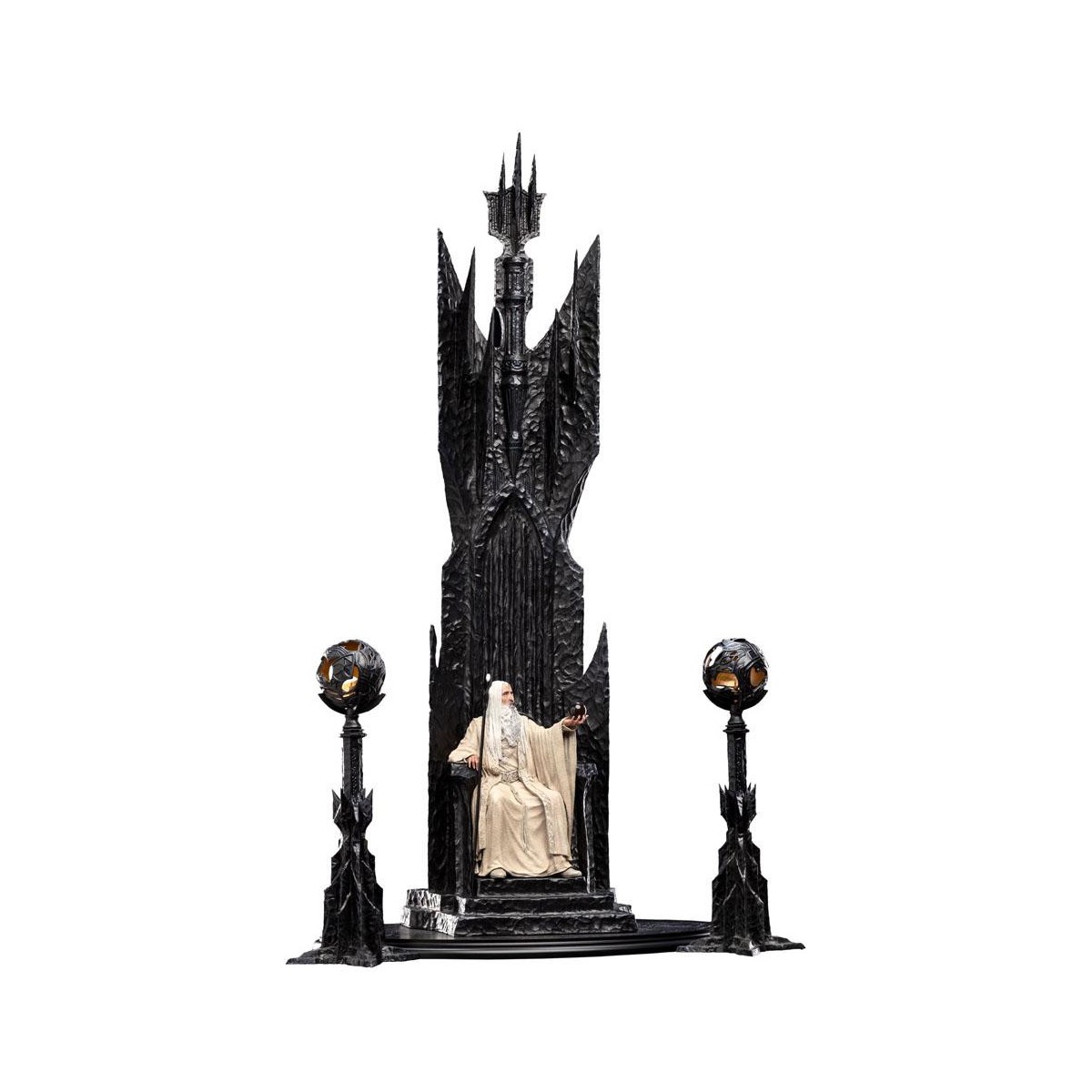 Weta - Il Signore degli Anelli - Statua di Saruman il Bianco in Trono 1/6