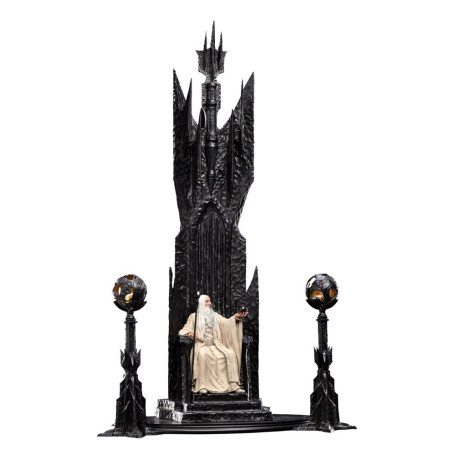 Weta - Il Signore degli Anelli - Statua di Saruman il Bianco in Trono 1/6