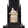 Weta - Il Signore degli Anelli - Statua di Saruman il Bianco in Trono 1/6