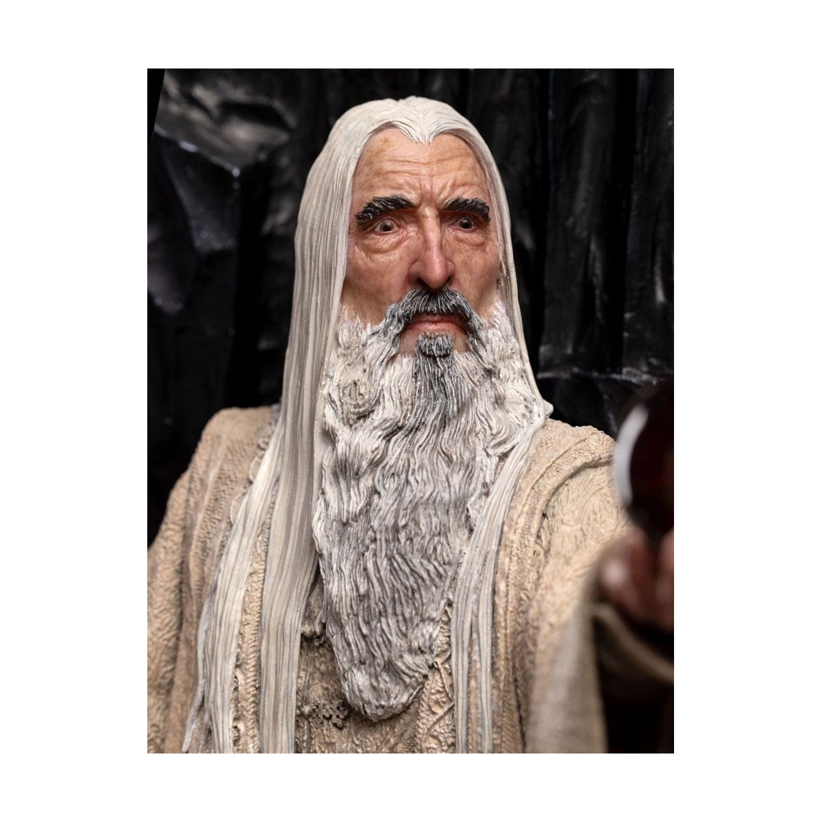 Weta - Il Signore degli Anelli - Statua di Saruman il Bianco in Trono 1/6