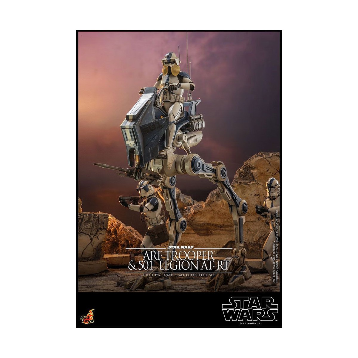 Hot Toys Star Wars - ARF Trooper e 501st Legion AT-RT - The Clone Wars 1/6