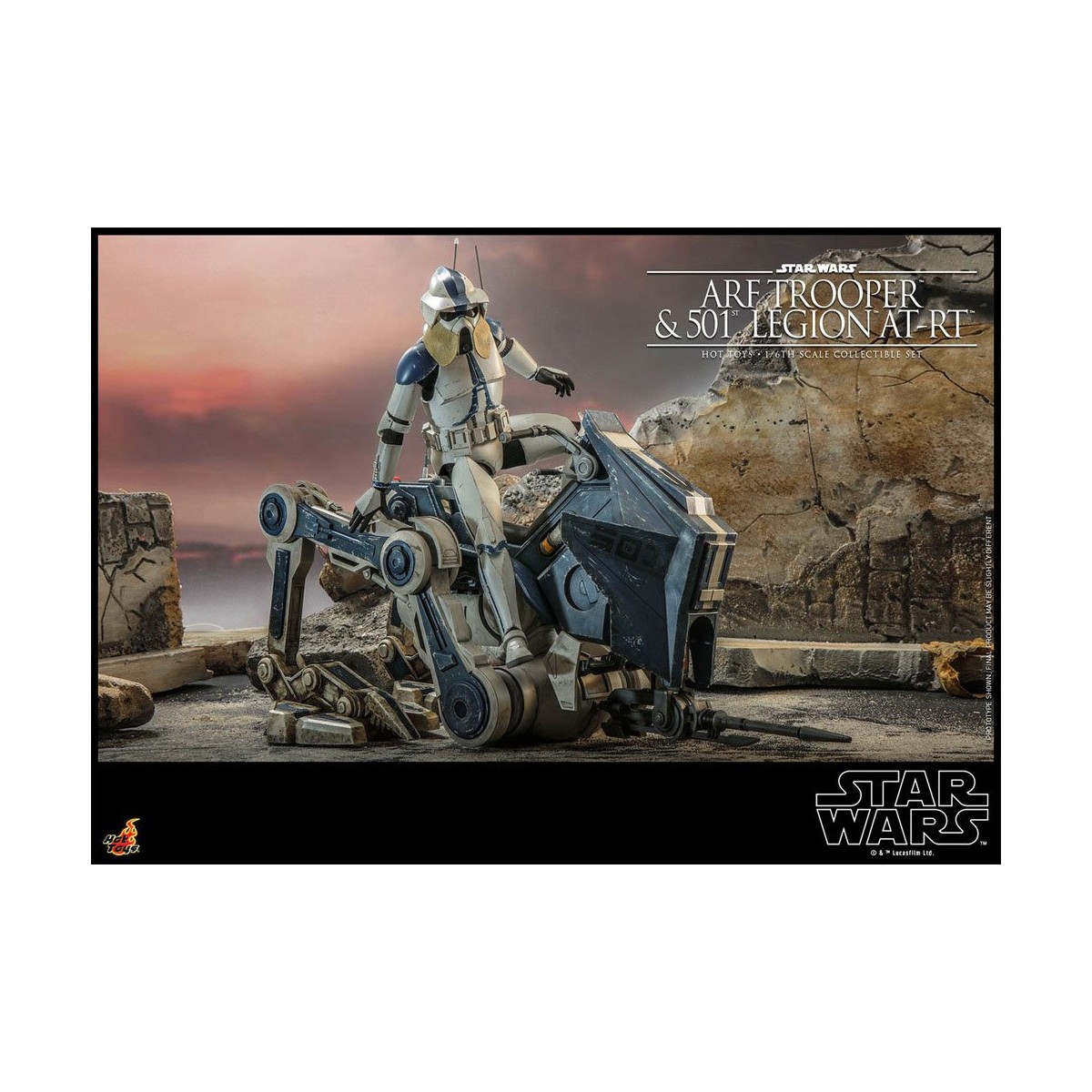 Hot Toys Star Wars - ARF Trooper e 501st Legion AT-RT - The Clone Wars 1/6