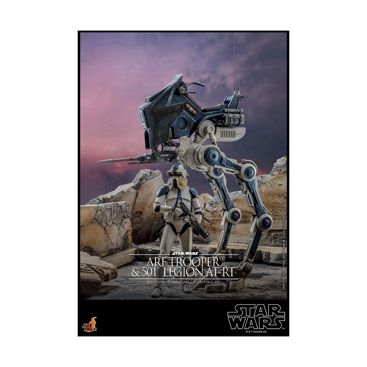 Hot Toys Star Wars - ARF Trooper e 501st Legion AT-RT - The Clone Wars 1/6