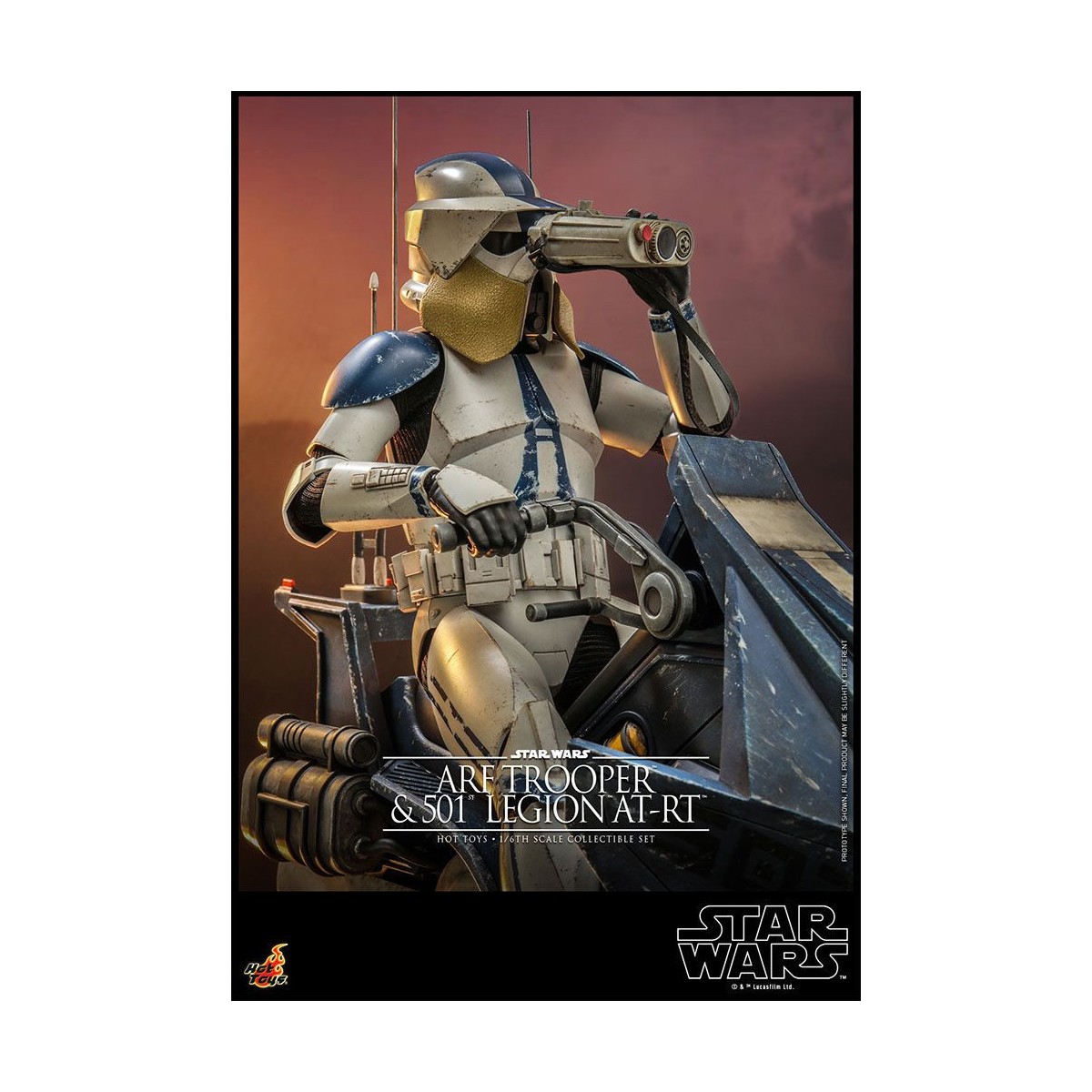 Hot Toys Star Wars - ARF Trooper e 501st Legion AT-RT - The Clone Wars 1/6
