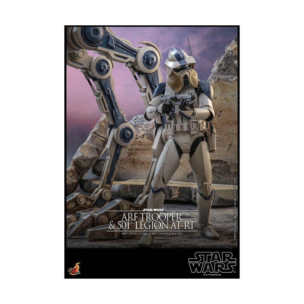 Hot Toys Star Wars - ARF Trooper e 501st Legion AT-RT - The Clone Wars 1/6