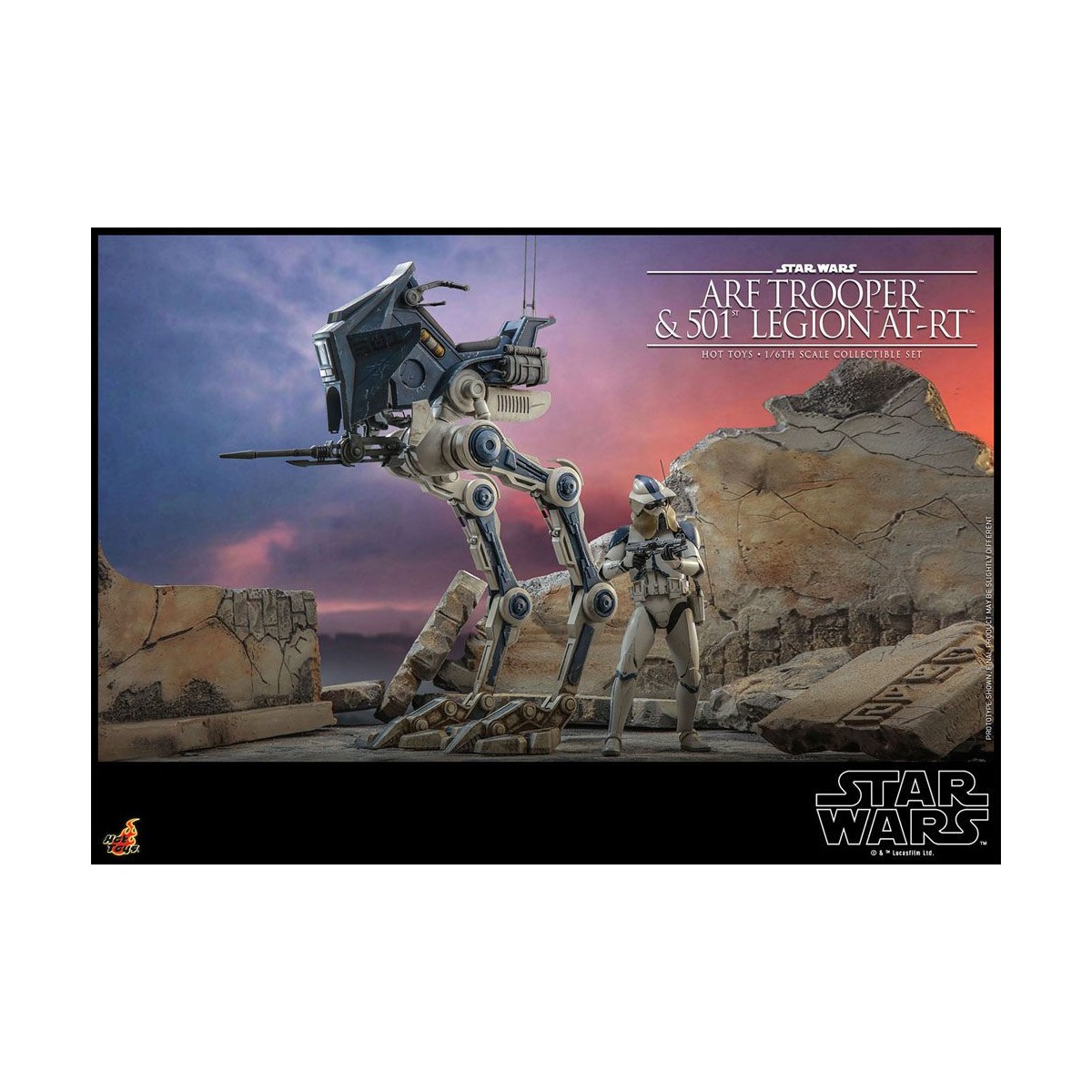 Hot Toys Star Wars - ARF Trooper e 501st Legion AT-RT - The Clone Wars 1/6