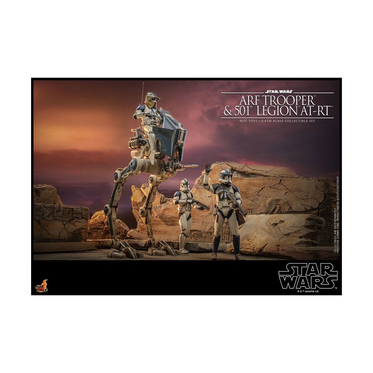 Hot Toys Star Wars - ARF Trooper e 501st Legion AT-RT - The Clone Wars 1/6