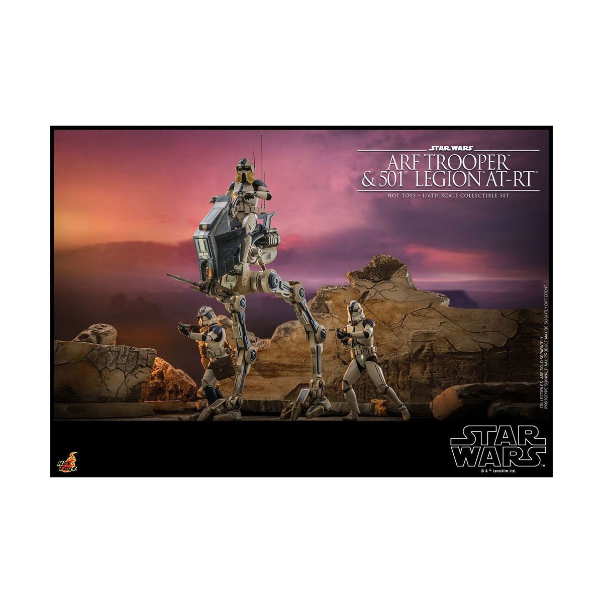 Hot Toys Star Wars - ARF Trooper e 501st Legion AT-RT - The Clone Wars 1/6