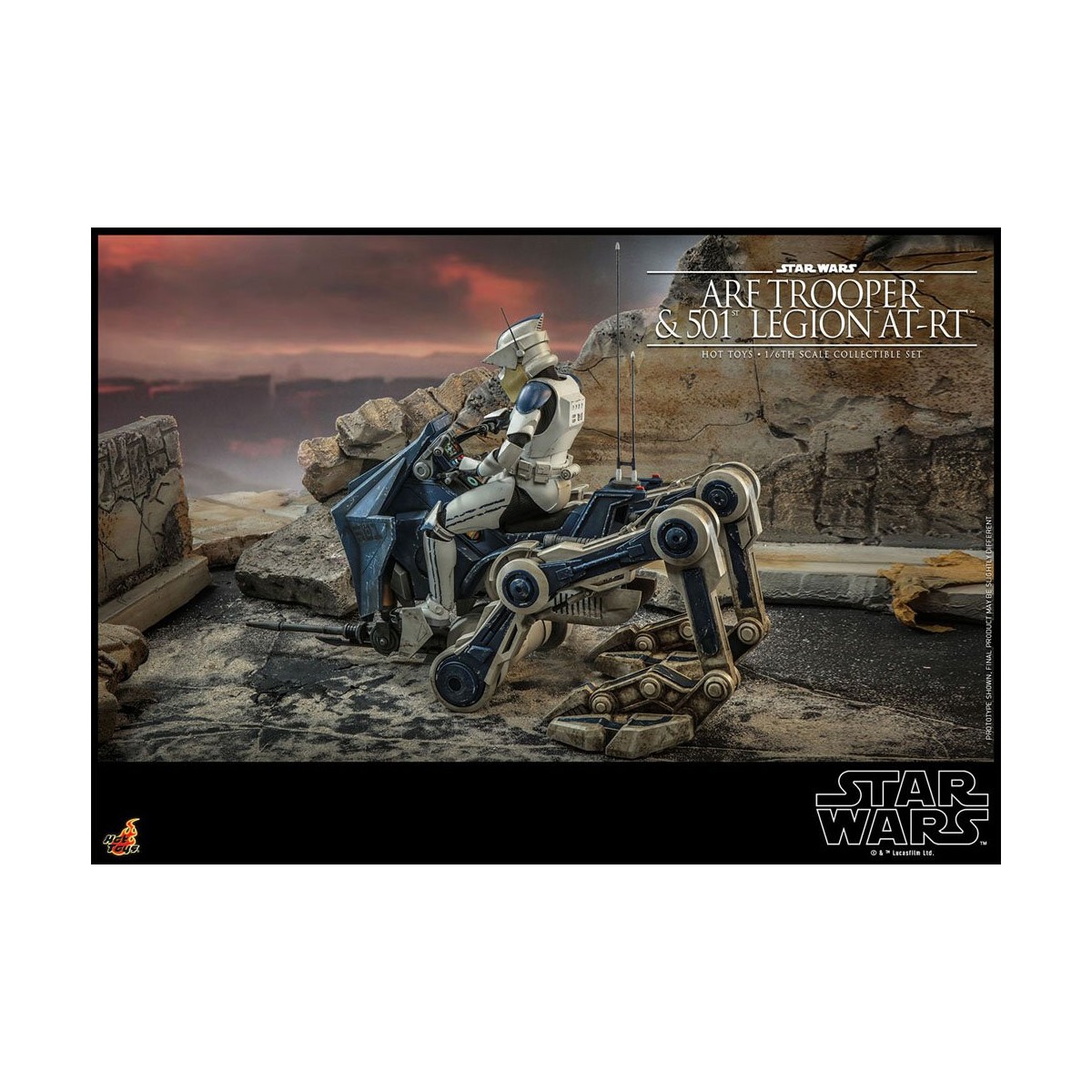 Hot Toys Star Wars - ARF Trooper e 501st Legion AT-RT - The Clone Wars 1/6