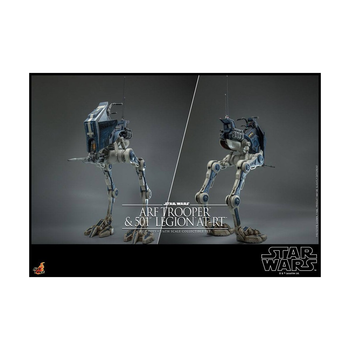 Hot Toys Star Wars - ARF Trooper e 501st Legion AT-RT - The Clone Wars 1/6