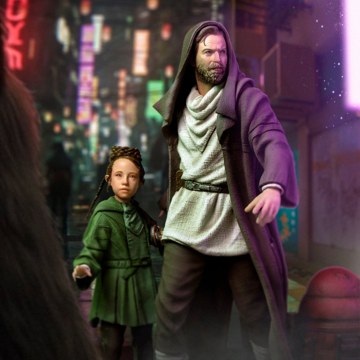 IRON STUDIOS - Obi-Wan e la giovane Leia Deluxe Art Scale 1/10 - Star Wars Obi-Wan Kenobi