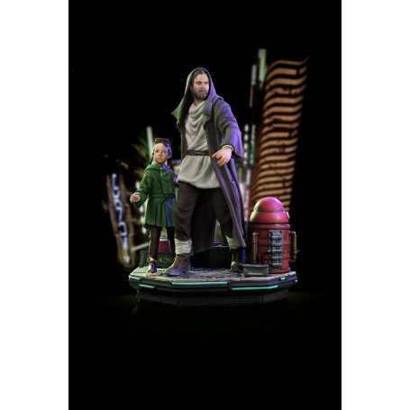 IRON STUDIOS - Obi-Wan e la giovane Leia Deluxe Art Scale 1/10 - Star Wars Obi-Wan Kenobi