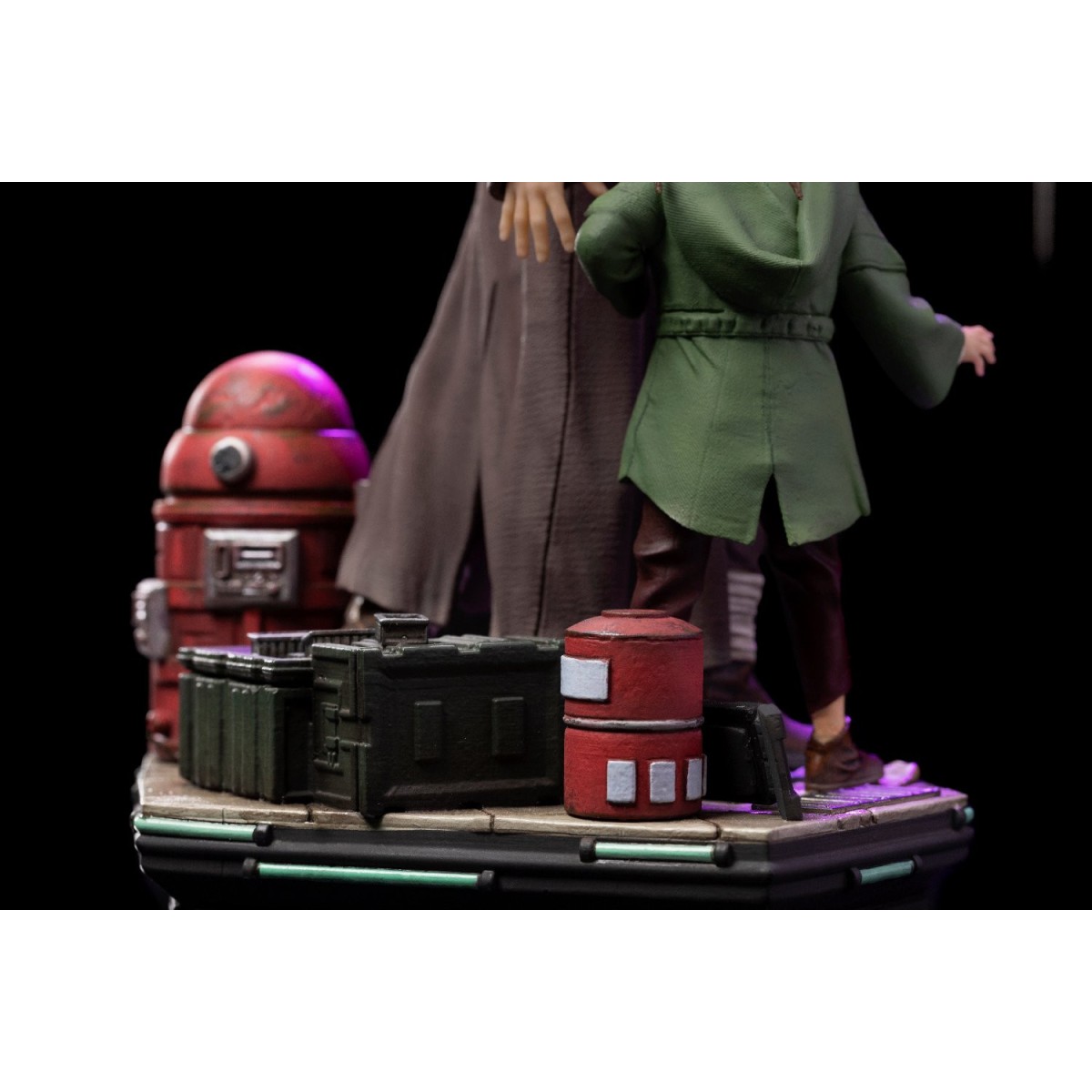 IRON STUDIOS - Obi-Wan e la giovane Leia Deluxe Art Scale 1/10 - Star Wars Obi-Wan Kenobi