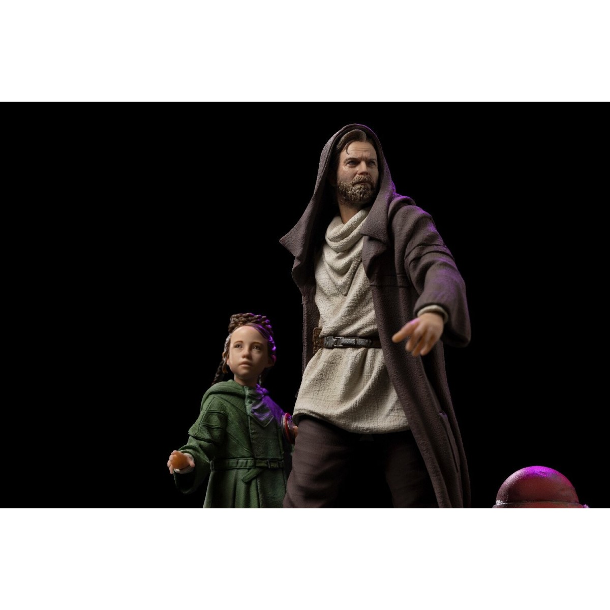IRON STUDIOS - Obi-Wan e la giovane Leia Deluxe Art Scale 1/10 - Star Wars Obi-Wan Kenobi