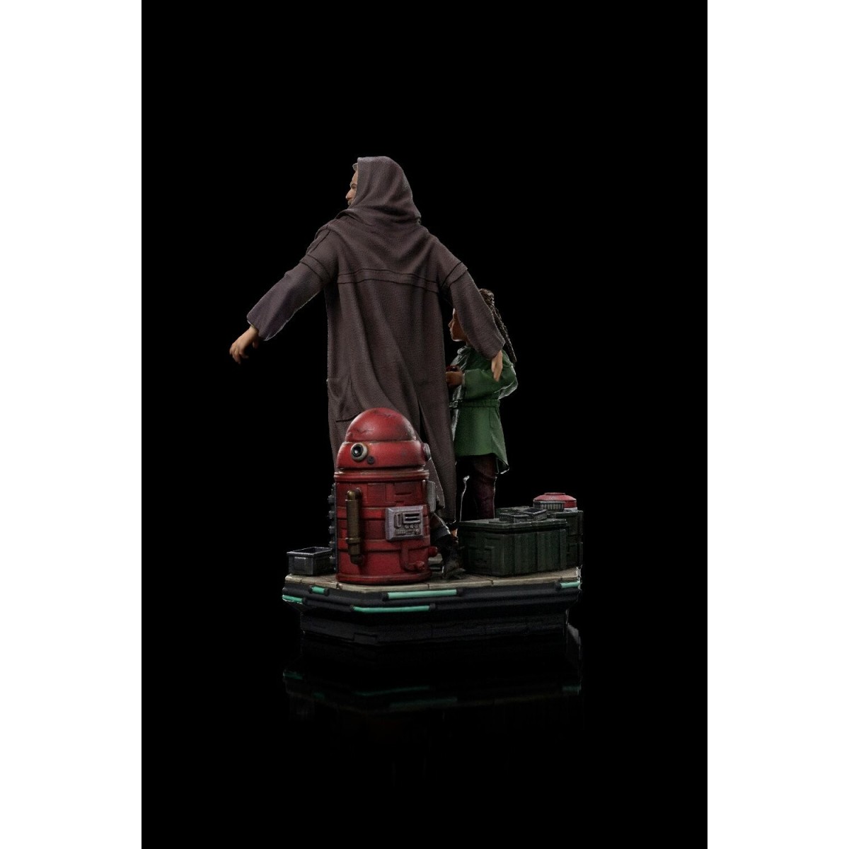 IRON STUDIOS - Obi-Wan e la giovane Leia Deluxe Art Scale 1/10 - Star Wars Obi-Wan Kenobi