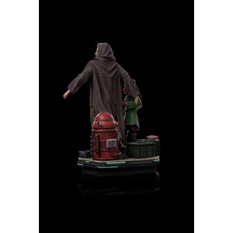 IRON STUDIOS - Obi-Wan e la giovane Leia Deluxe Art Scale 1/10 - Star Wars Obi-Wan Kenobi