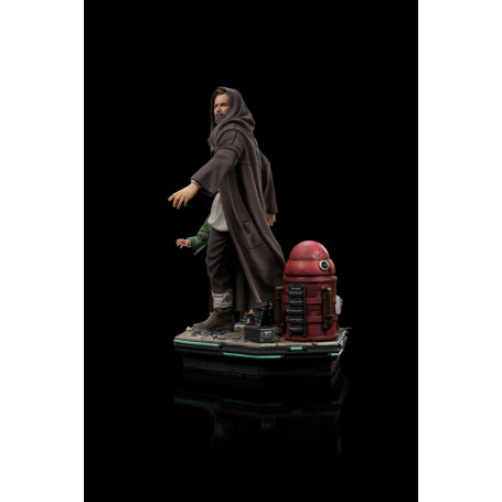 IRON STUDIOS - Obi-Wan e la giovane Leia Deluxe Art Scale 1/10 - Star Wars Obi-Wan Kenobi