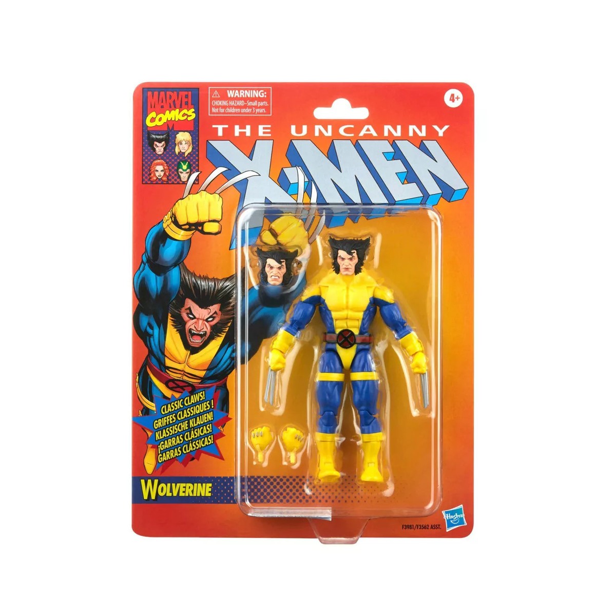 Serie Leggende Marvel - Uniforme di Wolverine Jim Lee - The Uncanny X-Men Confezione retrò