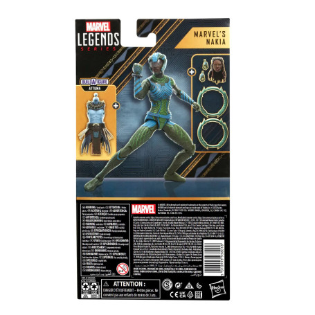 Marvel Legends - ONDA ATTUMA - Pantera Nera 2 Wakanda per sempre - set di 7 figure