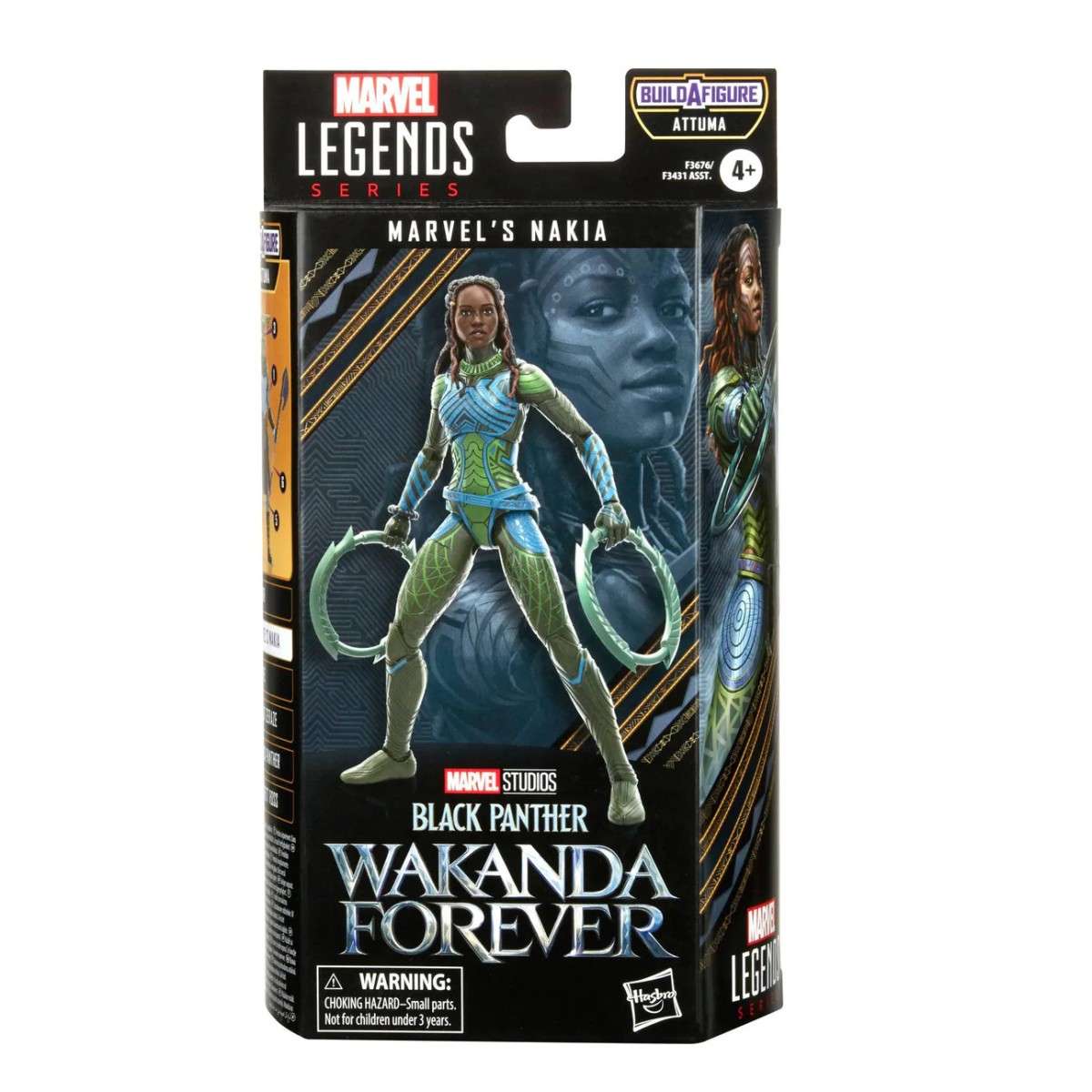 Marvel Legends - ONDA ATTUMA - Pantera Nera 2 Wakanda per sempre - set di 7 figure