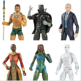 Marvel Legends - ONDA ATTUMA - Pantera Nera 2 Wakanda per sempre - set di 7 figure