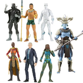 Marvel Legends - ONDA ATTUMA - Pantera Nera 2 Wakanda per sempre - set di 7 figure