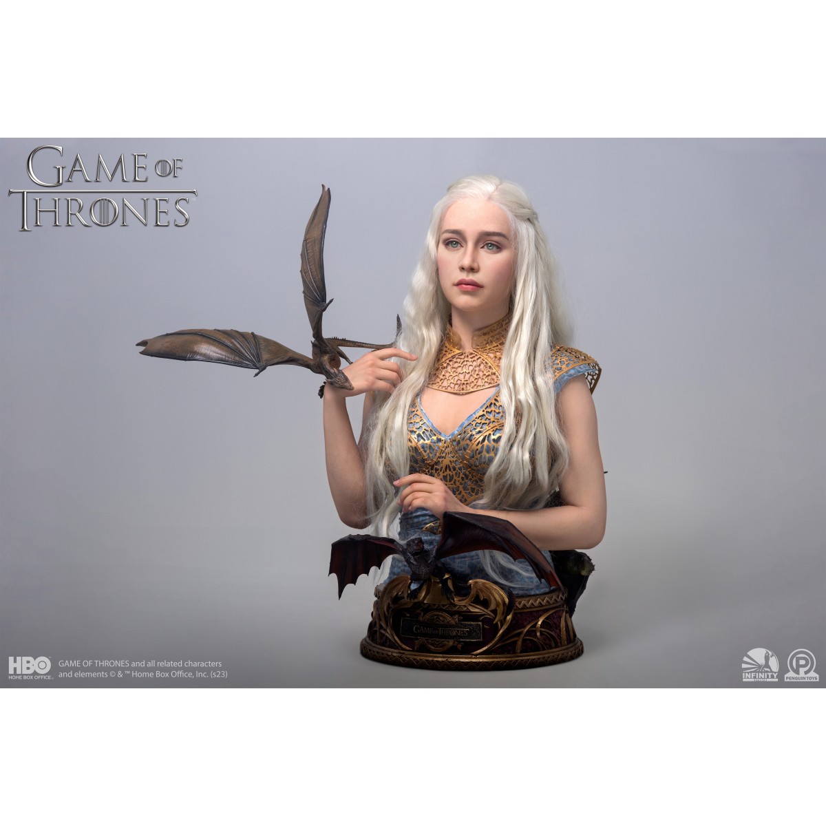INFINITY STUDIO x PENGUIN TOYS - Busto di DAENERYS TARGARYEN 1/1 - Game Of Thrones