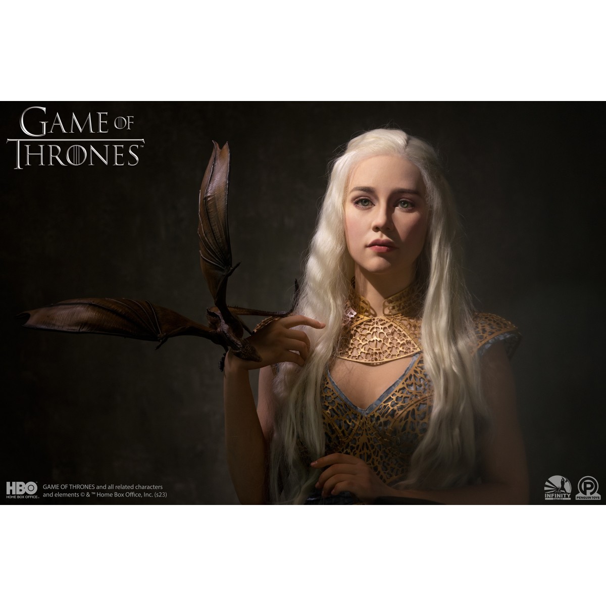 INFINITY STUDIO x PENGUIN TOYS - Busto di DAENERYS TARGARYEN 1/1 - Game Of Thrones