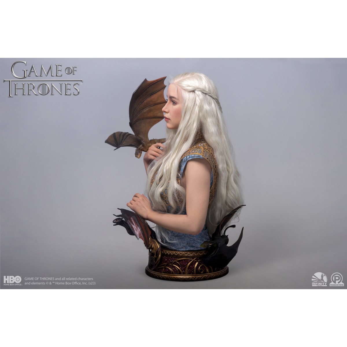 INFINITY STUDIO x PENGUIN TOYS - Busto di DAENERYS TARGARYEN 1/1 - Game Of Thrones