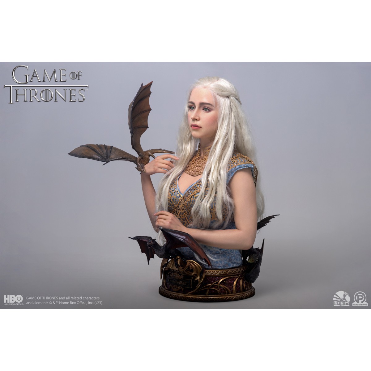 INFINITY STUDIO x PENGUIN TOYS - Busto di DAENERYS TARGARYEN 1/1 - Game Of Thrones