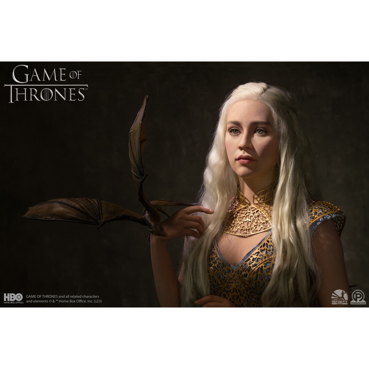 INFINITY STUDIO x PENGUIN TOYS - Busto di DAENERYS TARGARYEN 1/1 - Game Of Thrones