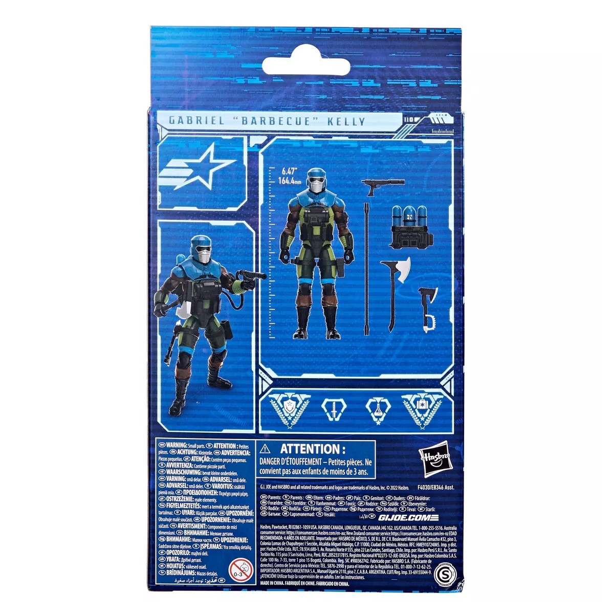 Hasbro G.I.JOE Serie Classificata - Mad Marauders Gabriel (Barbecue)