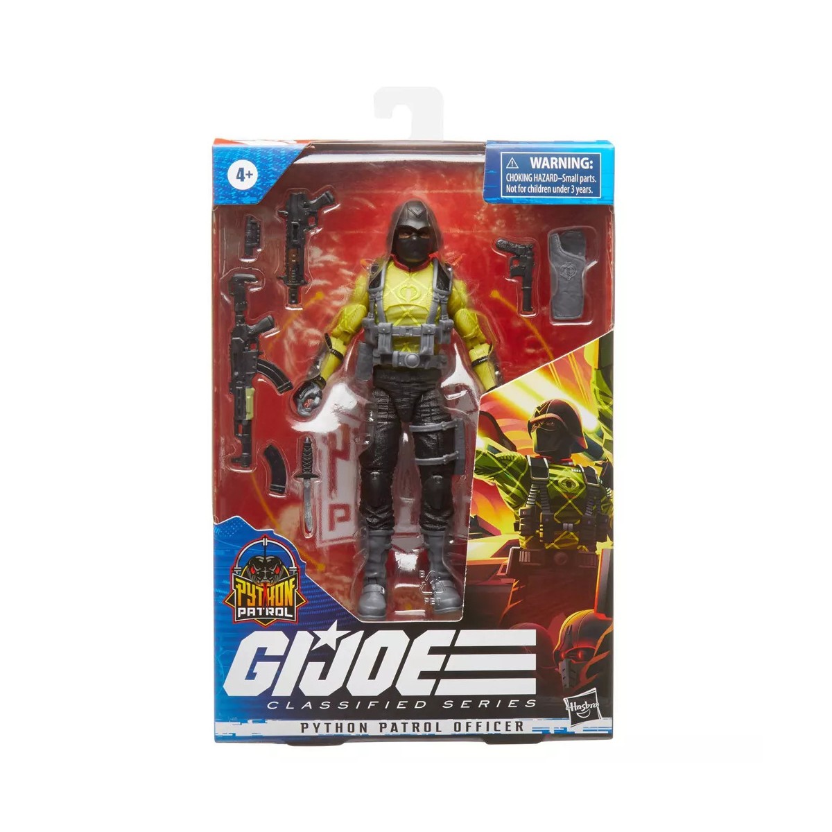 Hasbro G.I.JOE Serie Classificata - Agente di pattuglia Python