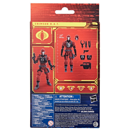 Hasbro G.I.JOE Serie Classificata - Crimson B.A.T.
