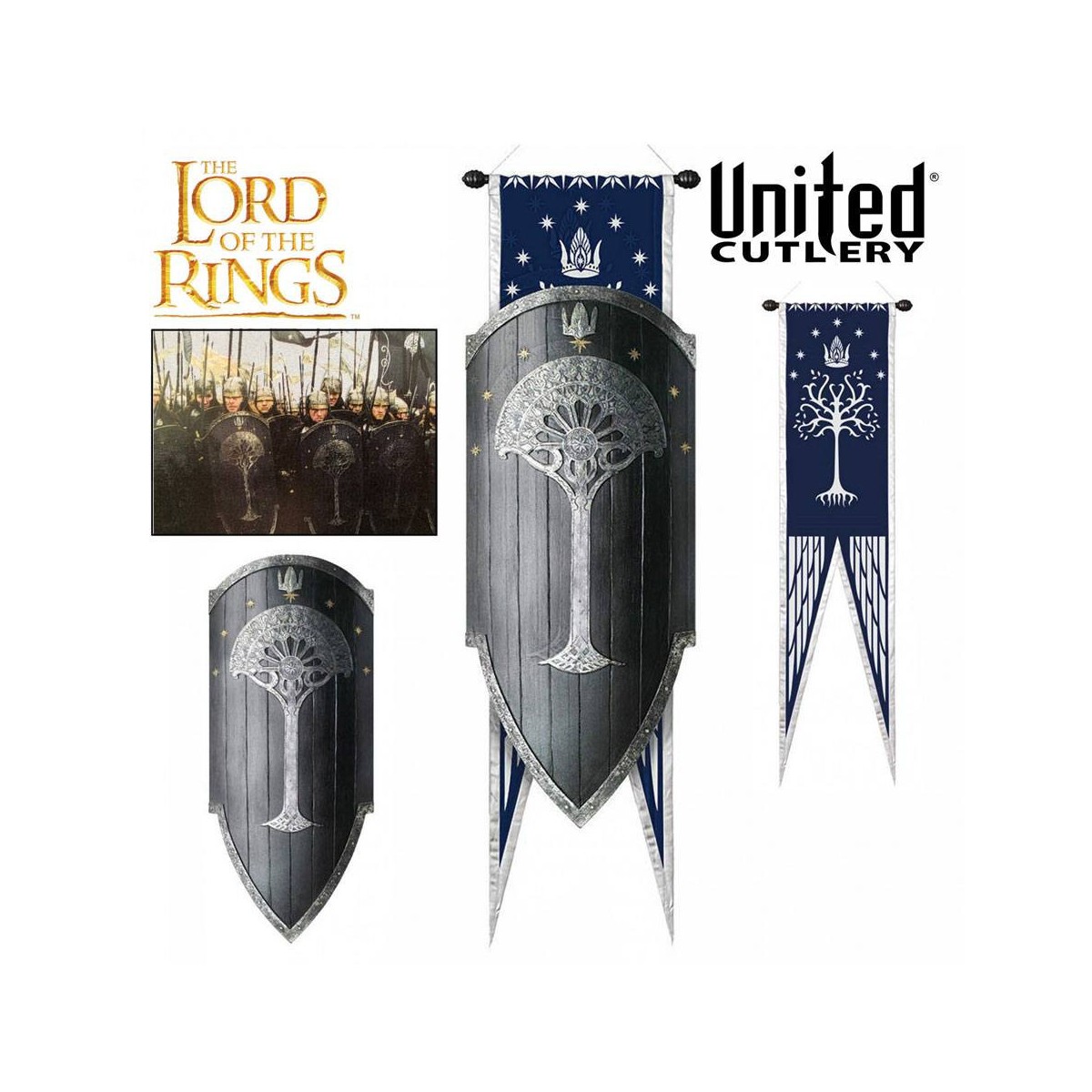 United Cutlery - Il Signore degli Anelli: Scudo di Gondor - Scudo di Gondor